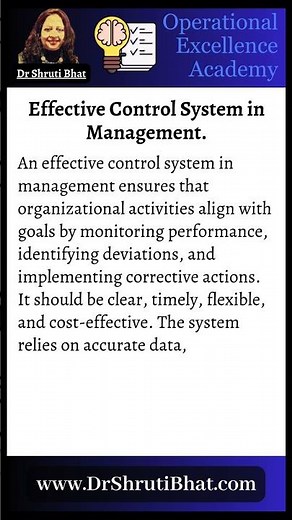 Effective Control System in Management | Drive Results with Smarter Performance Monitoring.