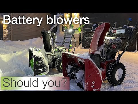 Ego vs Toro: The battle of the electric two stages in a Canadian snow dump... are they ready?