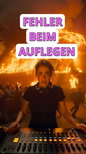 Die DJ Revolution - Erfolg als DJ on Instagram: "Fehler beim Auflegen 😱 Auflegen ist Kunst. Fehler sind Teil der Performance. 😌🎶 Niemand ist fehlerfrei – aber mit diesen Tipps passieren sie euch beim Auflegen deutlich seltener 💪😊“ Stress beim Auflegen? 😰 Vorbereitung ist alles: Tracks kennen, Cues setzen, Übergänge üben. Nicht jeder Fehler ist hörbar – Ruhe bewahren und weitermachen 🎶😎 Stress kommt vom Kopf, nicht vom Publikum 😉 Bleib im Groove. Weniger ist mehr 🎚️ Effekte gezielt eins