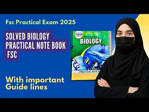 Solved Biology Practical Book of Class 11 & 12 (F.Sc) || Important Practicals Of Biology (F.Sc)