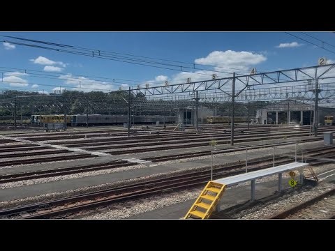 西武鉄道南入曽車両基地の様子（2025.7.20.11:58）
