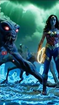 Wonder Woman Lands on a Strange Alien Planet?! #WonderWoman #Shorts