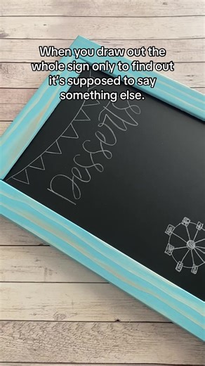 Chalkboard Lettering Mistakes: A Lighthearted Oops Moment