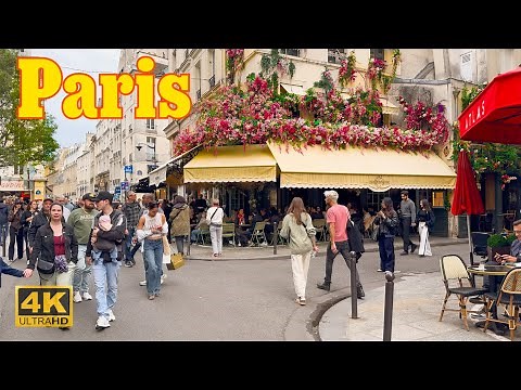 Paris,France🇫🇷 -Summer 2025 4K HDR Walking Tour | A Relaxing Walk Through Paris | A Walk In Paris