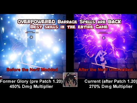Code Vein Mod Showcase - OVERPOWERED Barrage Spells are BACK! Best skills in the entire Game!