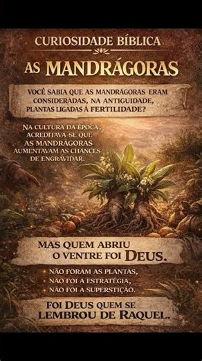 Ja ouviu falar em Mandrágoras?