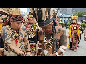 Gawai Dayak Kaamatan Street Parade - Borneo Native Festival Kuala Lumpur Malaysia