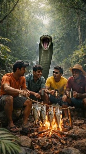 Monster anaconda Attack 😈#aivideo #viralvideo