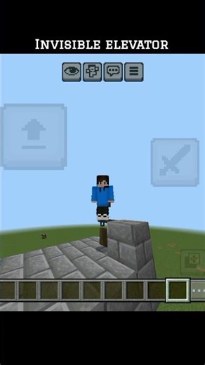 Invisible elevator Minecraft videos Tutorial DarkForce gaming | #minecraft #india #trendingshorts