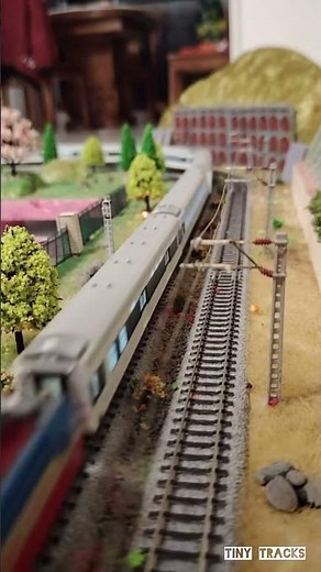 Miniature Express on the Move! All aboard the Tiny Tracks journey! #tinytrain #minitrain #shorts