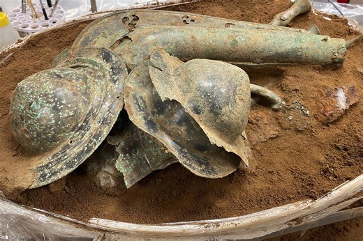 Hoard of Iron Age objects unearthed during routine excavation