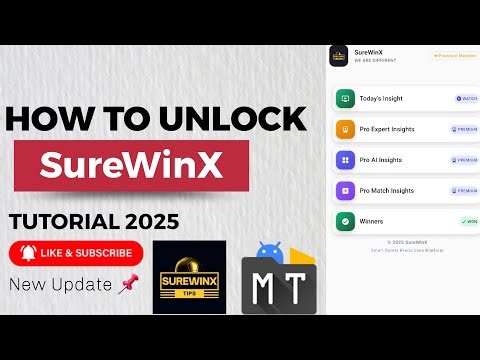 HOW TO UNLOCK SUREWINX TIPS USING MT MANAGER 2025