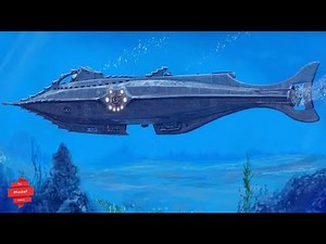 Disney's Nautilus Submarine in 1/77 Scale Model Kit Final Reveal.