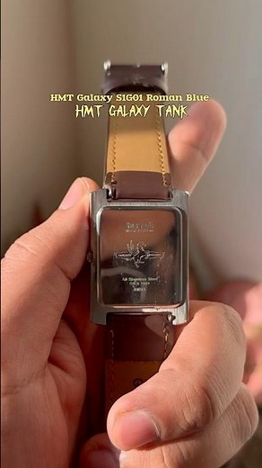 This Rare HMT Galaxy Roman Blue Is Pure Vintage Class 💙⌚ | Indian Watch Icon #hmtwatches