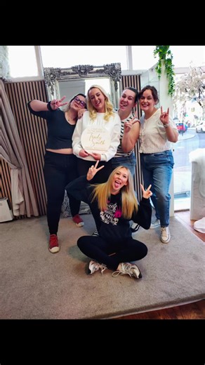 Heather said yes to the dress! we all had a great time with this lot .. #bride #wedding #weddingdress