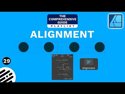 Affinity Designer Tutorial: Alignment Tools