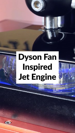 I turned my Dyson Fan into a Bladeless Jet Engine #engineering #Dyson #3DPrinting #jetnegine | Integza
