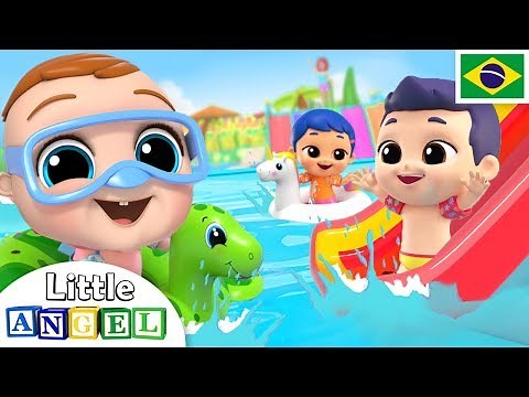 Cinco Bebezinhos Pulando na Piscina! | Historinhas e Músicas Infantis | Canal do Joãozinho
