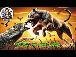 Pitbull vs. Gray Wolf: The Ultimate Clash of Power and Agility