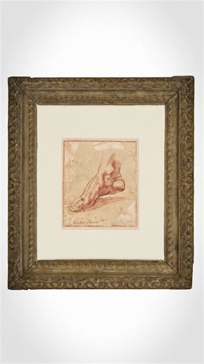 Michelangelo’s Sistine Chapel frescoes stand among the defining masterpieces of the Italian Renaissance but before the masterpiece, there were countless moments of study, invention and exploration. Executed in vivid red chalk, this drawing of the Libyan Sibyl’s right foot reveals Michelangelo at work — obsessively refining anatomy, balance and tension. Toes press, weight shifts, strength becomes grace. Quietly powerful, this document of the artist's process is a reminder that even the grandest v