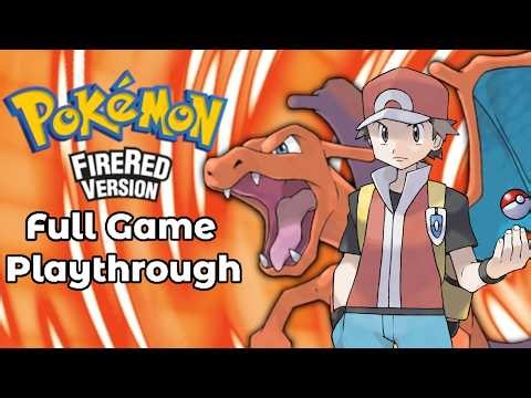 Pokemon Fire Red (Gameboy Advance) | Full Game Playthrough