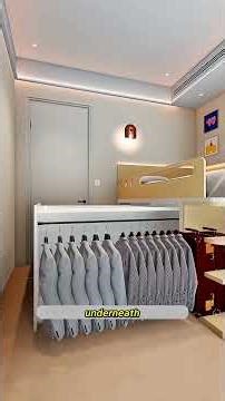 Small Bedroom Makeover That Doubles Storage Space 😳