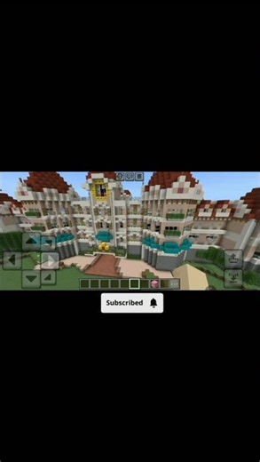 I Build Disney Land Castle 🤯 | #minecraft #disneyland #viralshorts #gamerfleet #dream