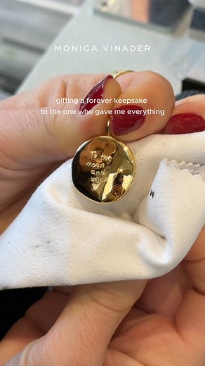 16K views · 19 reactions | For that special someone who holds your heart—engrave a name, a date, a memory they’ll cherish forever. ✨ | Monica Vinader | Facebook