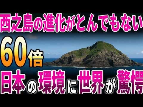 【海外の反応】西之島の進化が止まらない！日本の環境に世界が注目！