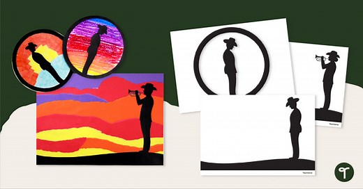 Soldier Silhouette Art Templates