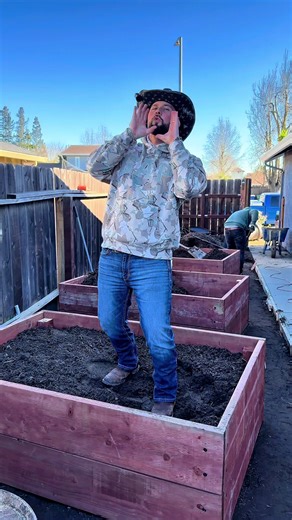 Gopher wire now = no gopher problems later. 🐿️ Planter boxes AND turf protected before anything goes in.