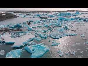 ICELAND Jokulsarlon GLACIAL LAGOON 4k Drone!