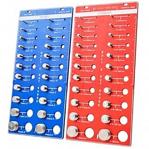 44 Nut and Bolt Thread Checker, Thread Checker, Bolt Measuring Tool, Bolt Size and Thread Gauge 22 Standard & 22 Metric, Bolt and Nut Identifier Gauge with Inch and Centimeter Ruler