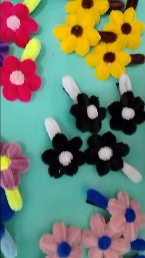 Diy Hair clip fuzzy wire