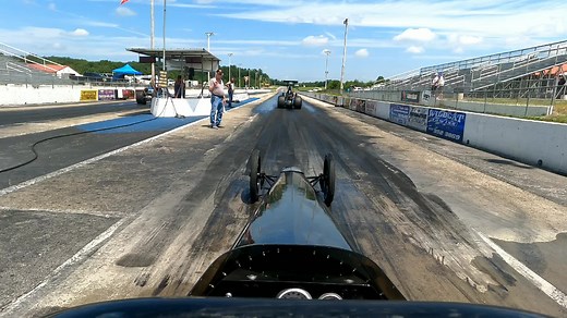 Take a ride down London Dragway in the dragster with Darrell Rose! Darrell's dragster runs 5.40's at 123 MPH. He competes weekly in the Top ET Class that is sponsored by Day Bros RVs in London Kentucky! Darrell is currently sitting in the 2nd spot in our track points! | London Dragway