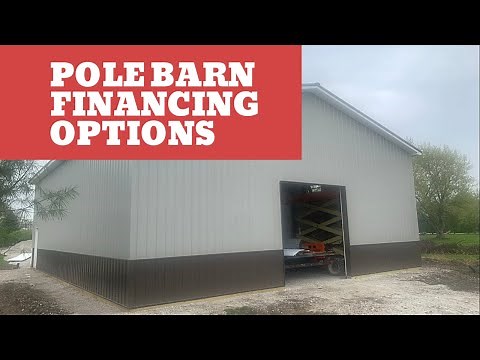 Pole Barn Financing Options - 40x50