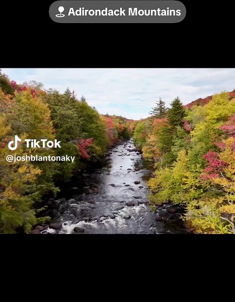Adirondacks fall colors in autumn