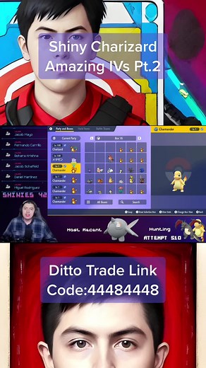 Amazing IVs Shiny Charizard Tutorial #shinypokemonhunting #pokemon #pokemonscarletviolet #nintendo #shinypokemon #shinyreaction #facebookgaming #livestream #shiny #shinypokemon