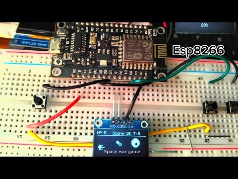 ESP8266 Space War Game 🚀 | Star Wars Style Game on 0.96” OLED (SSD1306)