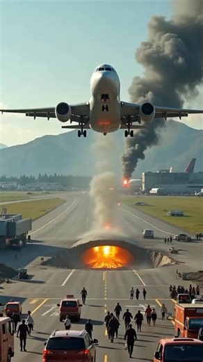 Catastrófico Aeropuerto: Explosión y Huida al Océano