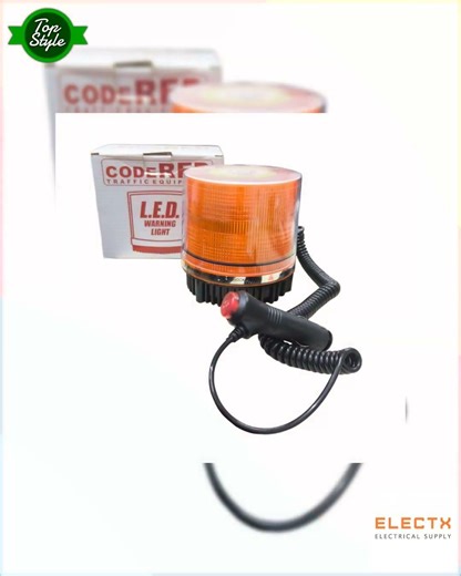Code Red Strobe Light LED, Warning Light LED 12/24V Amber