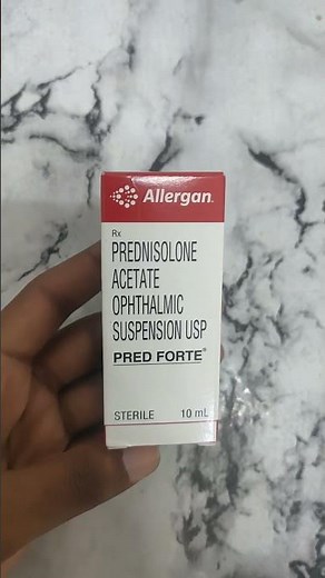 Pred Forte Eye Drop#Prednisolone Acetate Ophthalmic Suspension USP#medicine with swaraj