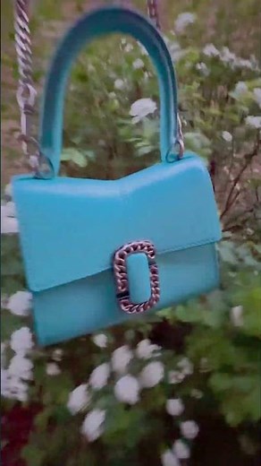 MARC JACOBS ST MARC TOP HANDLE BAG AQUA BLUE OUTLET PURCHASE #marcjacobs #marcjacobsbag