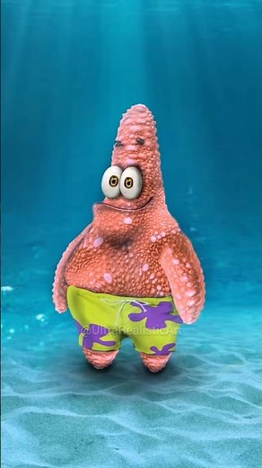 Patrick Star ⭐🌊✨ #spongebob #patrick #realistic #art #shorts