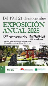 🎋Exposición Anual 2025 🙌65°Aniversario Por Ikebana Internacional Cap 40 @ikebana.int.c40buenosaires La máxima expresión del arte del arreglo floral japonés con las Escuelas: @ikebanaikenoboargentina Ohara @leticiatanoue @ikebana.sogetsu 🗓️En la Carpa Kyoto Viernes 19 de 13 a 17 hs. Sábado 20 y domingo 21 de 10 a 18 hs Los esperamos!!!!!❤️ 🌺Av. Berro y Av. Casares🎌 🗓Nuestro horario habitual es todos los días de 10 a 18:45 hs 👉Entrada general de 4500 pesos, menores de 12 y mayores de 65 año