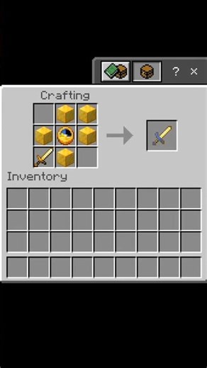 i craft time control sword #mcpe #trending #shortsfeed