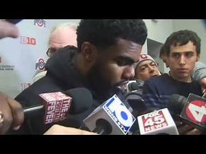 Raw Interview with Ezekiel Elliott Following Loss to Michiga