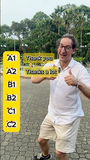 Basic → Advanced: Different ways to say “Thank You” 👍 #learnenglish