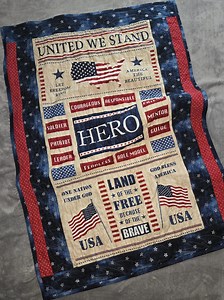 Handmade Patriotic Lap Quilt, American Flag, Hero - Etsy