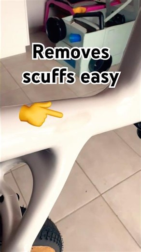Best scratch remover for bicycle paint. #bike #asmr